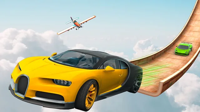 Mega Ramps -Sky Driving game thumbnail