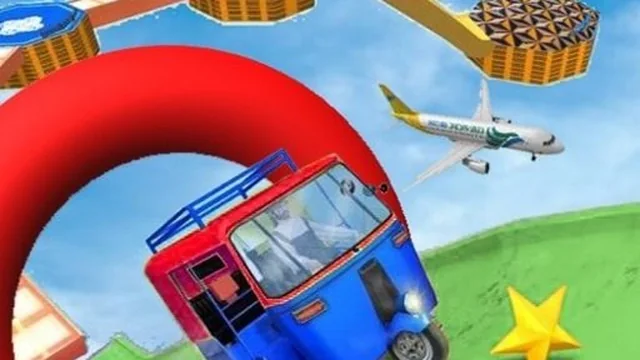 Mega Stunt Car Driving game thumbnail
