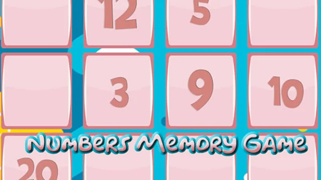 Memory Game With Numbers game thumbnail