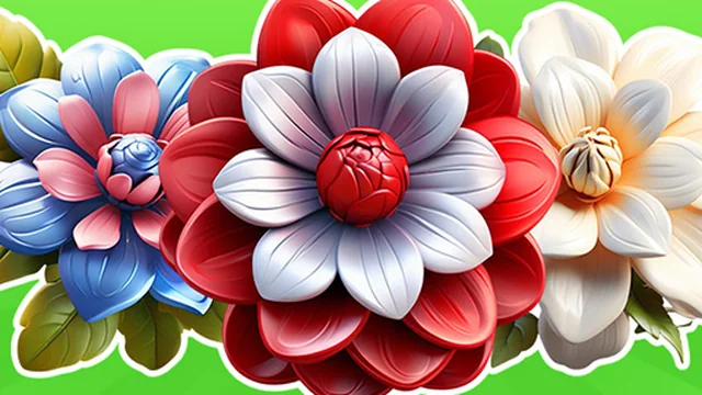 Merge Flowers in 2D!