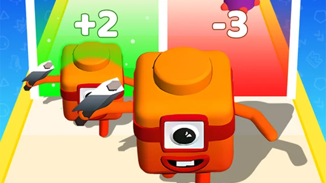 Merge Number Cube 3d Run Game