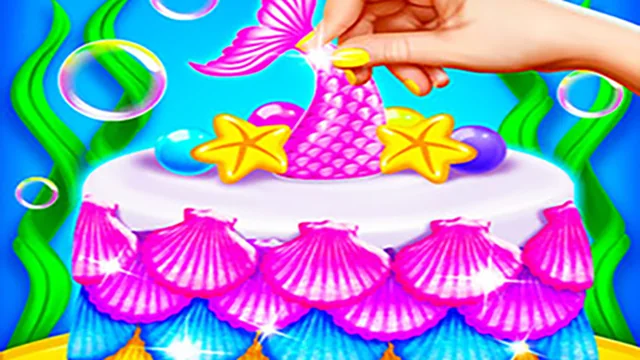 Mermaid Glitter Cake Maker