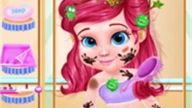 Messy Little Mermaid Makeover-Game