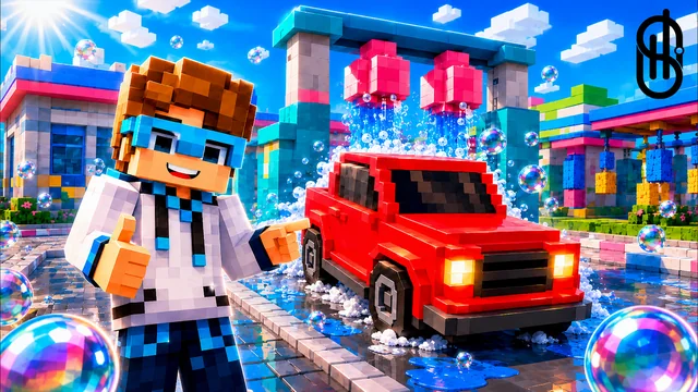 Mine Obby 3D: Car Wash Tycoon