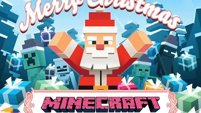 MineCraft Christmas Jigsaw  Puzzle