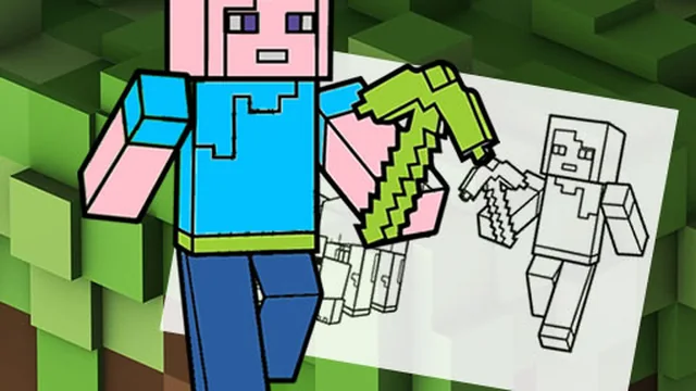 Minecraft Fun Coloring Book game thumbnail