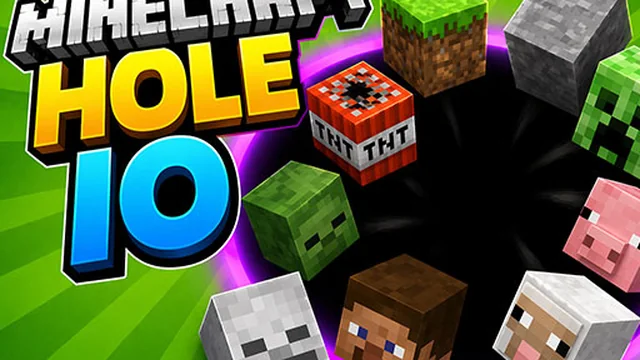 Minecraft Hole IO game thumbnail