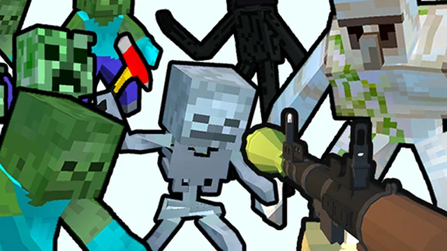 Minecraft Shooter - Save Your World game thumbnail