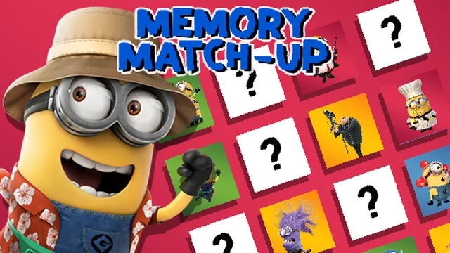 Minions Memory Match Up game thumbnail