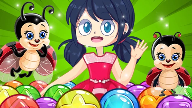 Miraculous Ladybug Bubble Shooter