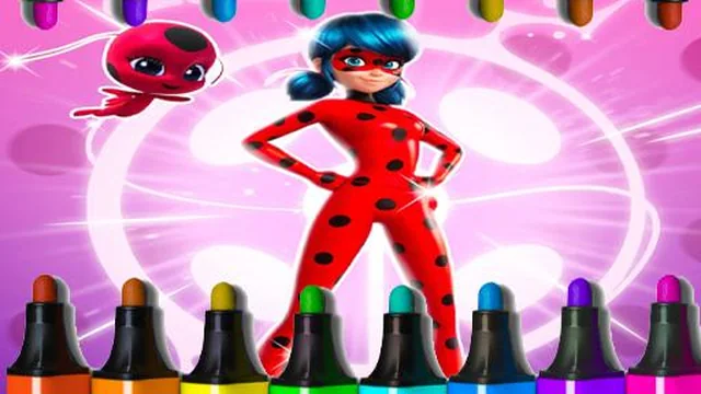 Miraculous Ladybug Coloring Game