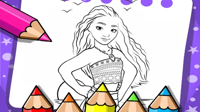 Moana Coloring Book