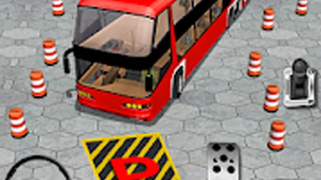 Modern Bus Parking - Bus