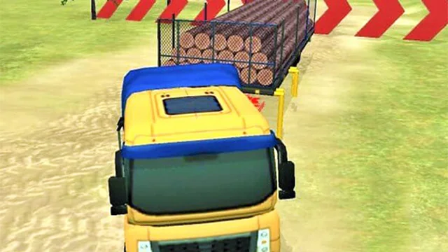 Modern OffRoad Uphill Truck Driving
