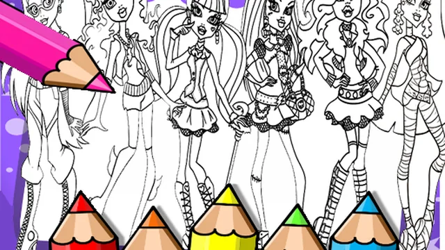 Monster High Coloring Book