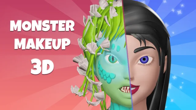 Monster Makeup 3D game thumbnail