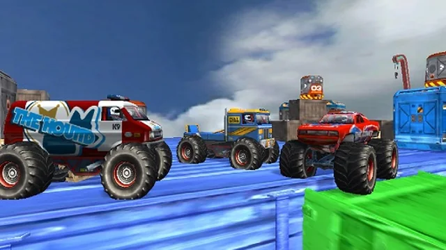 Monster Truck Stunts Sky Driving game thumbnail