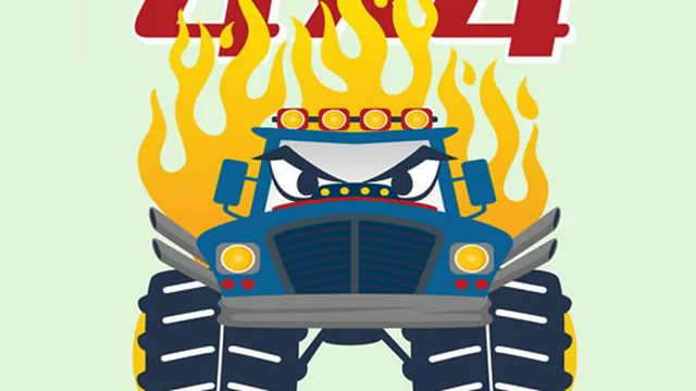 Monster Trucks Coloring Pages game thumbnail