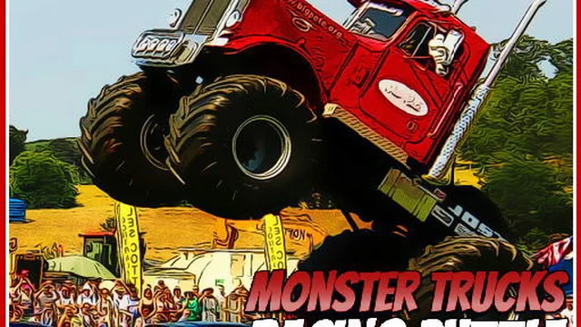 Monster Trucks Racing Puzzle game thumbnail
