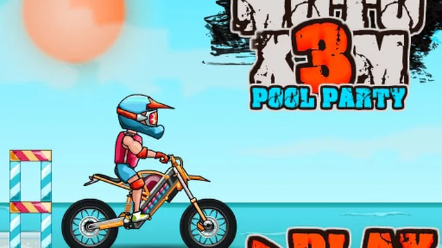 Moto X3M Pool Party Game