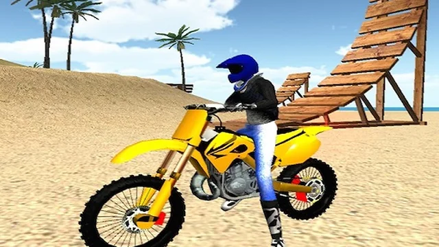Motocross Beach Stunts Gas 3D game thumbnail