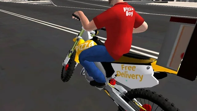 Motor Bike Pizza Delivery 2020