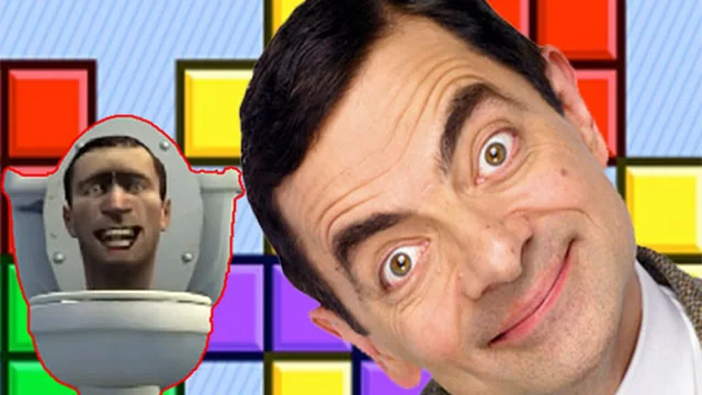Mr Bean &amp; Skibidi Tetris
