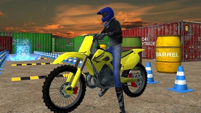 MSK Dirt bike stunt parking sim game thumbnail