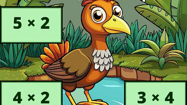 Multiplication: Bird Image Uncover