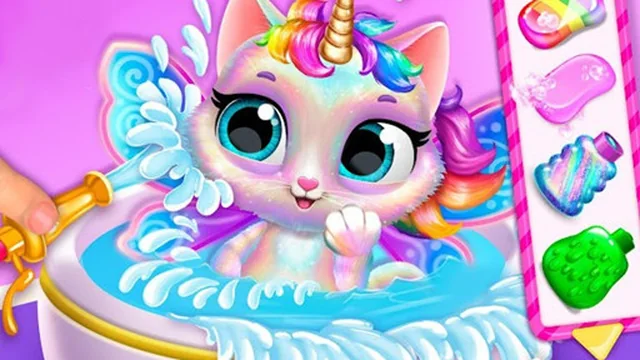 My Unicorn Cat Princess Caring