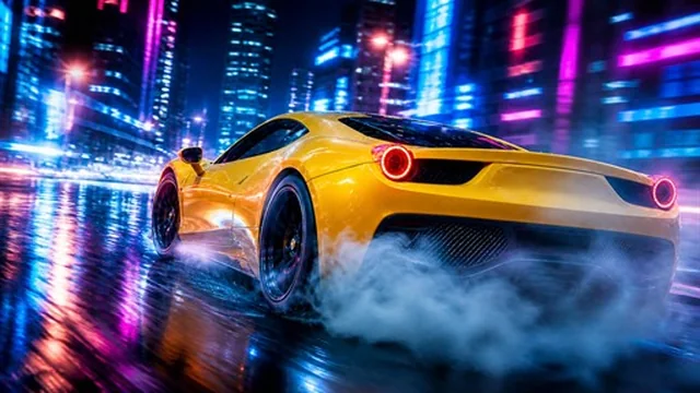 Neon City Drift Racing game thumbnail