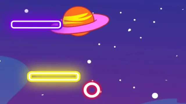 Neon Space Jump game thumbnail