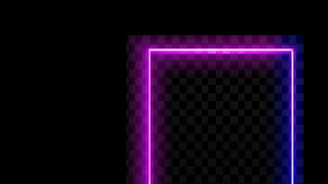Neon square Rush