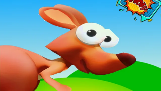 New game kangaroo jumping and running