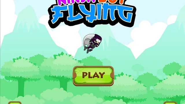 Ninja flying boy