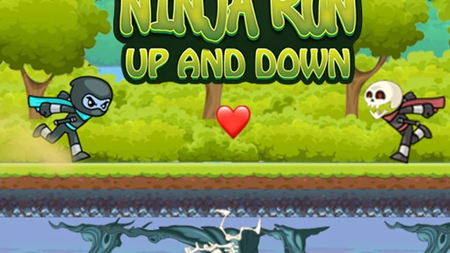 Ninja Run Up and Down game thumbnail