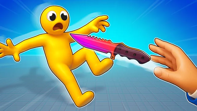 Ninja vs Ragdolls: Sharp Knife Throw! game thumbnail