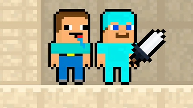 Noob vs Pro Sand island