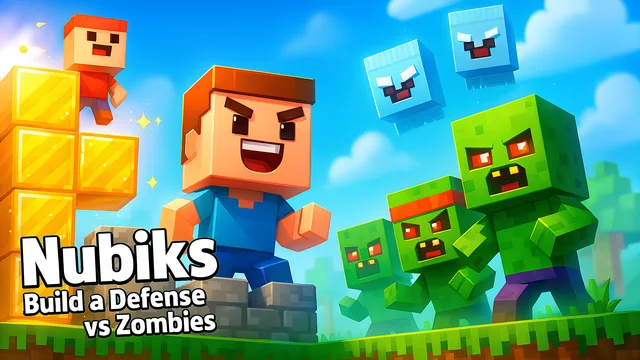 Nubiks build a defense vs zombies game thumbnail