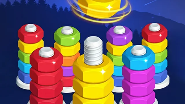 Nuts Color Sorting Game