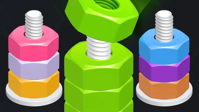 nuts puzzle:color sort