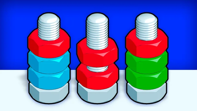Nuts Puzzle: Sort By Color