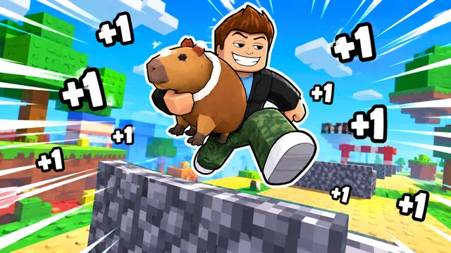 Obby: +1 Jump with Brainrot game thumbnail