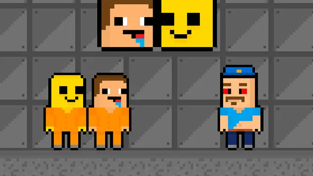 Obby and Noob Barry Prison game thumbnail