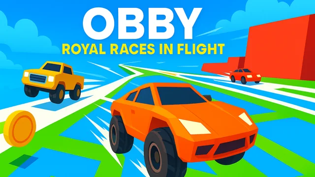 Obby Royal races in flight game thumbnail