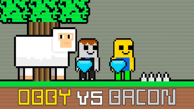 Obby vs Bacon MCSkyblock