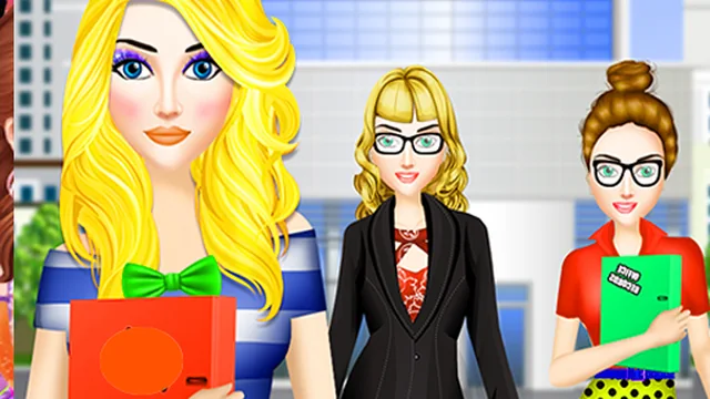 Office Dress Up Fashion Makeover: Girl Dress up