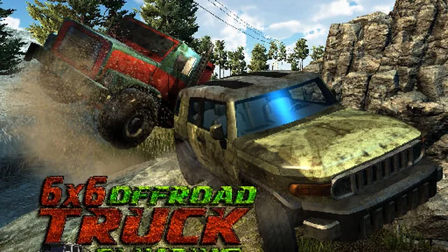 Offroad 6x6 Jeep Driving