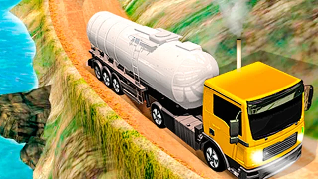 Offroad Oil Tanker Truck Drive game thumbnail