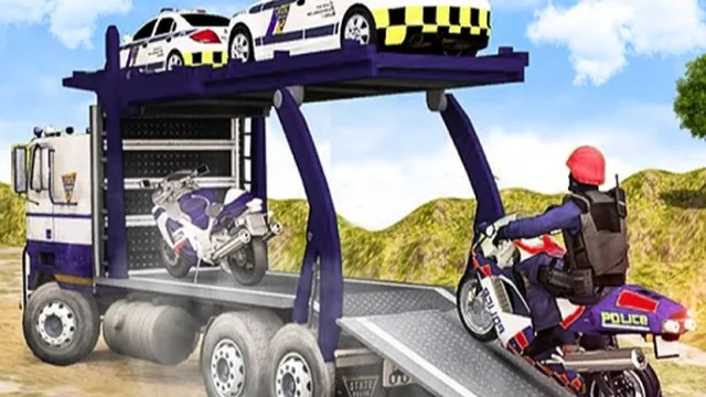 Offroad Police Cargo Transport game thumbnail